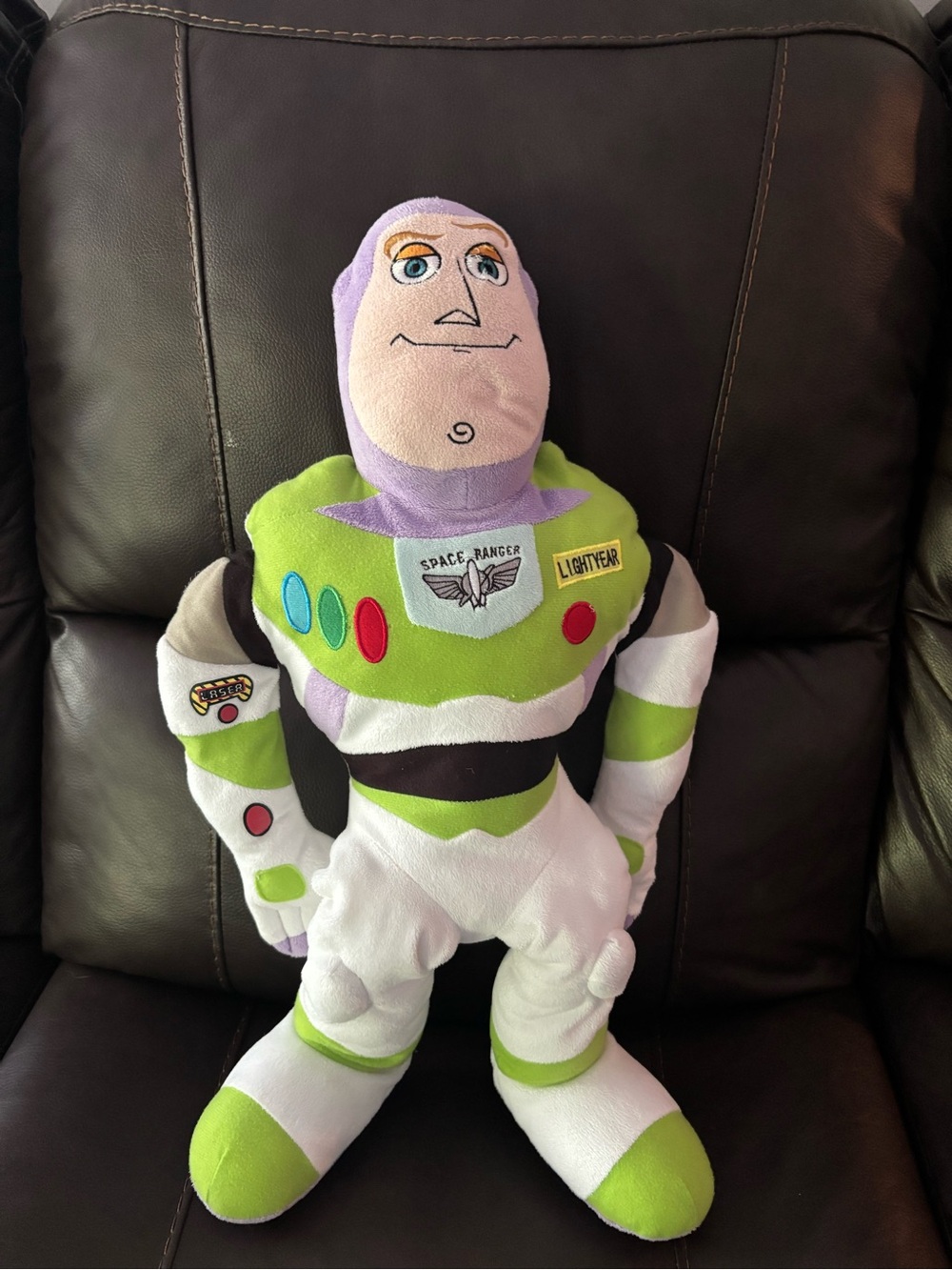 Disney Buzz Lightyear Plush - White, Green & Purple